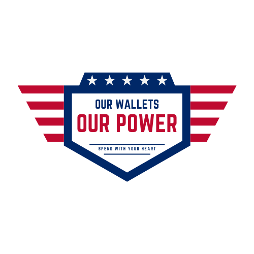 Our Wallets Our Power logo